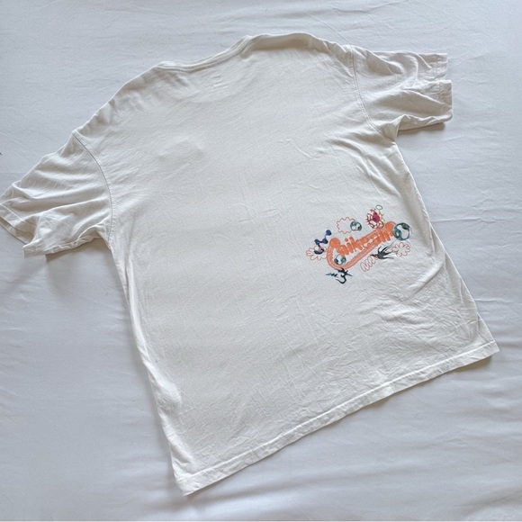 Men’s Nike - Logo-Appliquéd Printed Cotton-Jersey T-Shirt - White size M - Picture 5 of 9